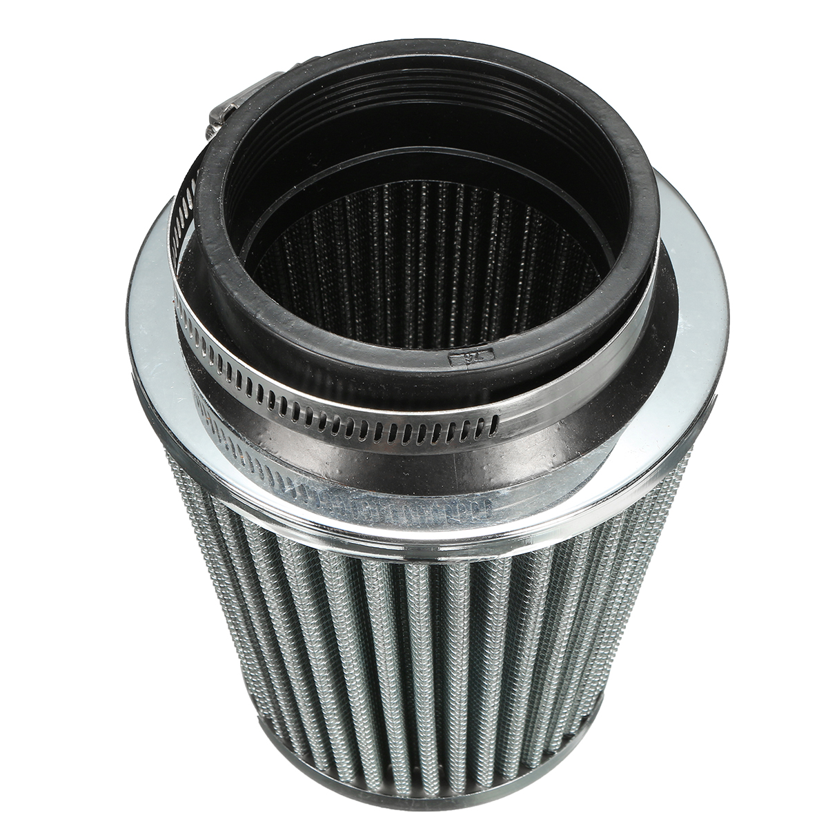 3Inch-75mm-Car-Air-Filter-Clean-Intake-High-Flow-Short-RAMCOLD-Round-Cone-Heavy-Metal-Alloy-1404939