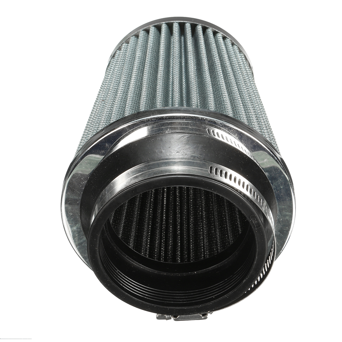 3Inch-75mm-Car-Air-Filter-Clean-Intake-High-Flow-Short-RAMCOLD-Round-Cone-Heavy-Metal-Alloy-1404939