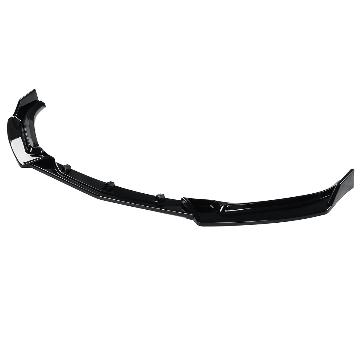 3PCS-For-2014-2018-Mazda-3-Axela-Painted-Black-Front-Bumper-Body-Kit-Spoiler-Lip-1773960