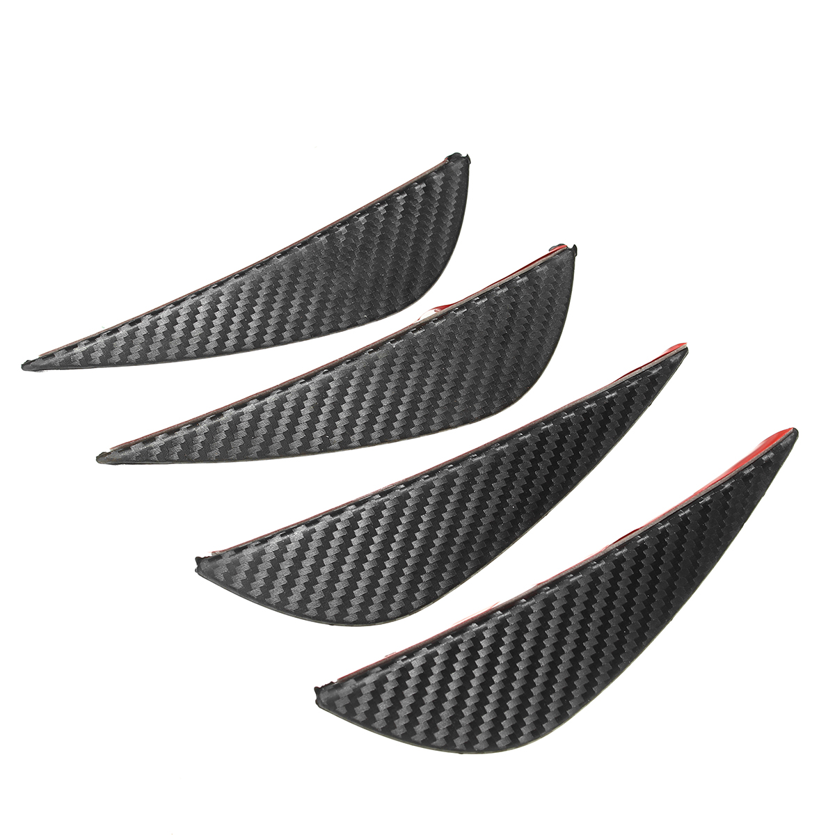 4pcs-Durable-Carbon-Fiber-Style-Car-Spoiler-Wing-Front-Bumper-Splitter-Trim-Tip-Kit-1411043