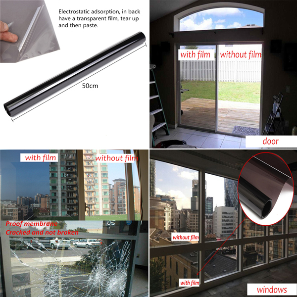 50-Black-Car-Window-Anti-UV-Tint-Protective-Film-6Mx50cm-1007123