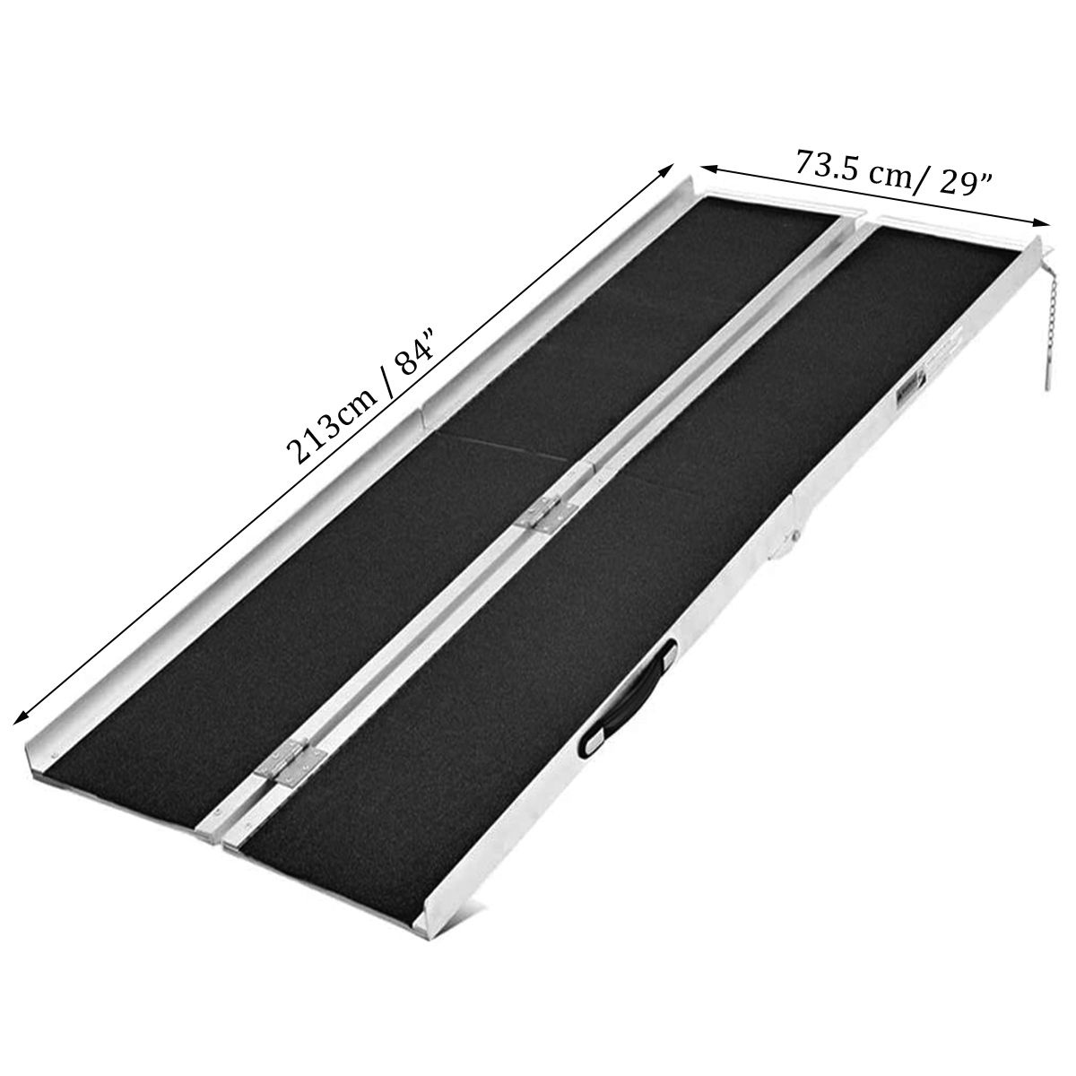 7FT-Non-Skid-Aluminum-Portable-Multifold-Wheelchair-Ramp-600-lb-Mobility-Scooter-Carrier-1764391