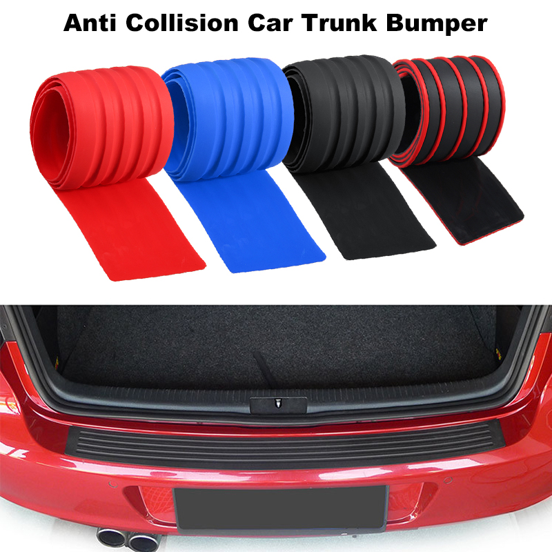 8x90cm-Car-Rear-Bumper-PVC-Rubber-Protector-Cover-Sill-Plate-Trunk-Pad-Trim-1526347