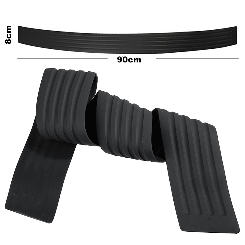 8x90cm-Car-Rear-Bumper-PVC-Rubber-Protector-Cover-Sill-Plate-Trunk-Pad-Trim-1526347