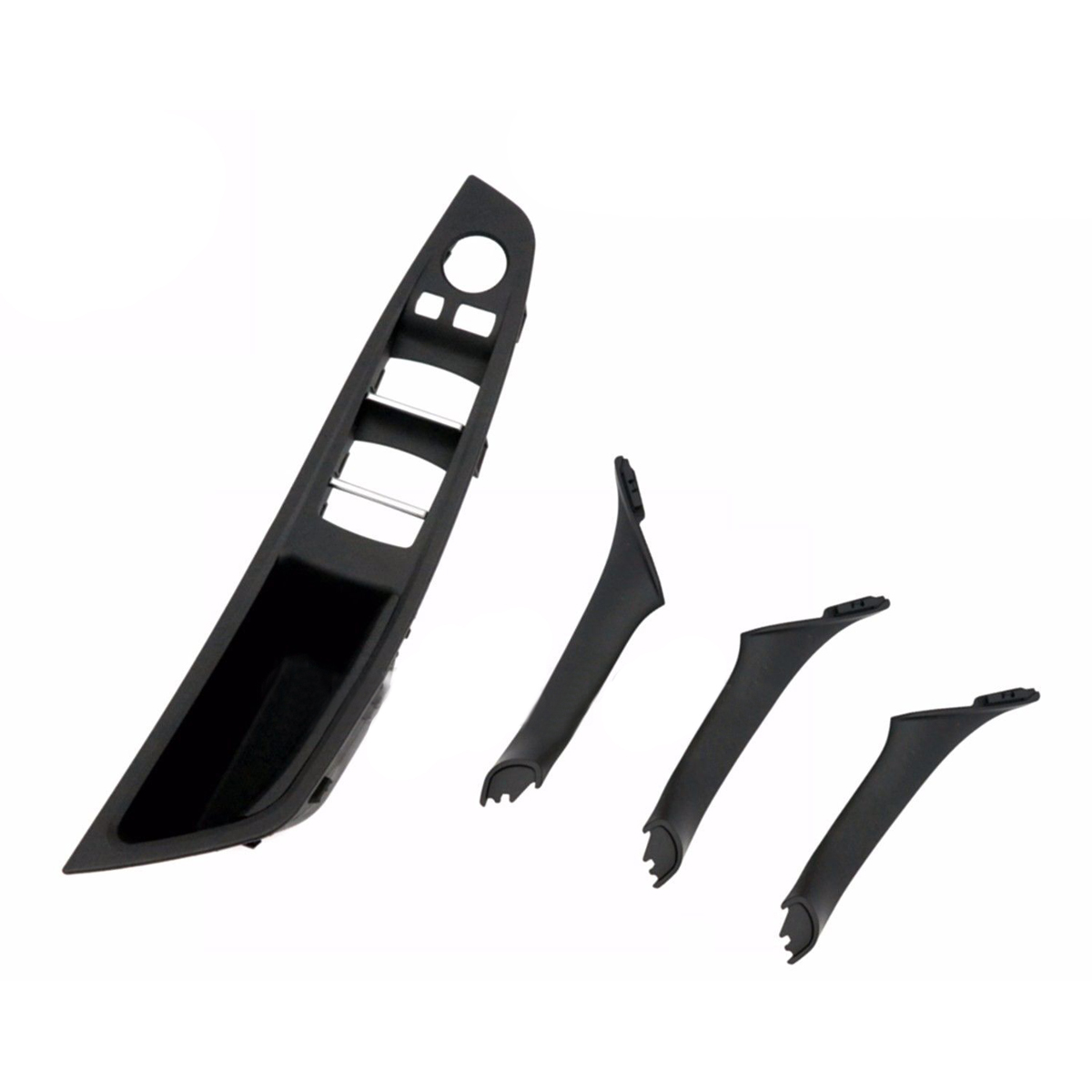 Black-Inner-Window-Switch-Panel-Housing-Armrest-For-BMW-520-523-525-530-535-1399275
