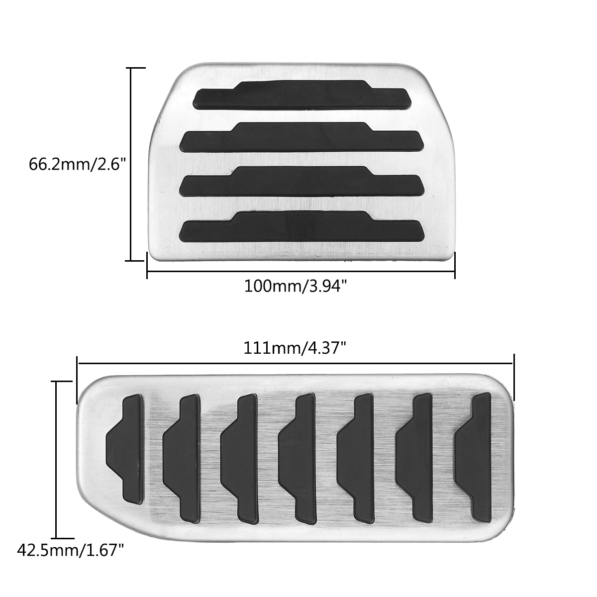Brake-Gas-Fuel-Car-Pedal-Pad-Cap-Cover-For-Range-Rover-Evoque-2011-2016-1401528