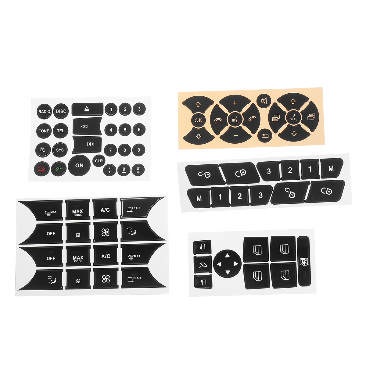 Button-Repair-Package-Steering-AC-Window-Car-Decals-Stickers-for-Mercedes-Benz-2007-2014-1517302
