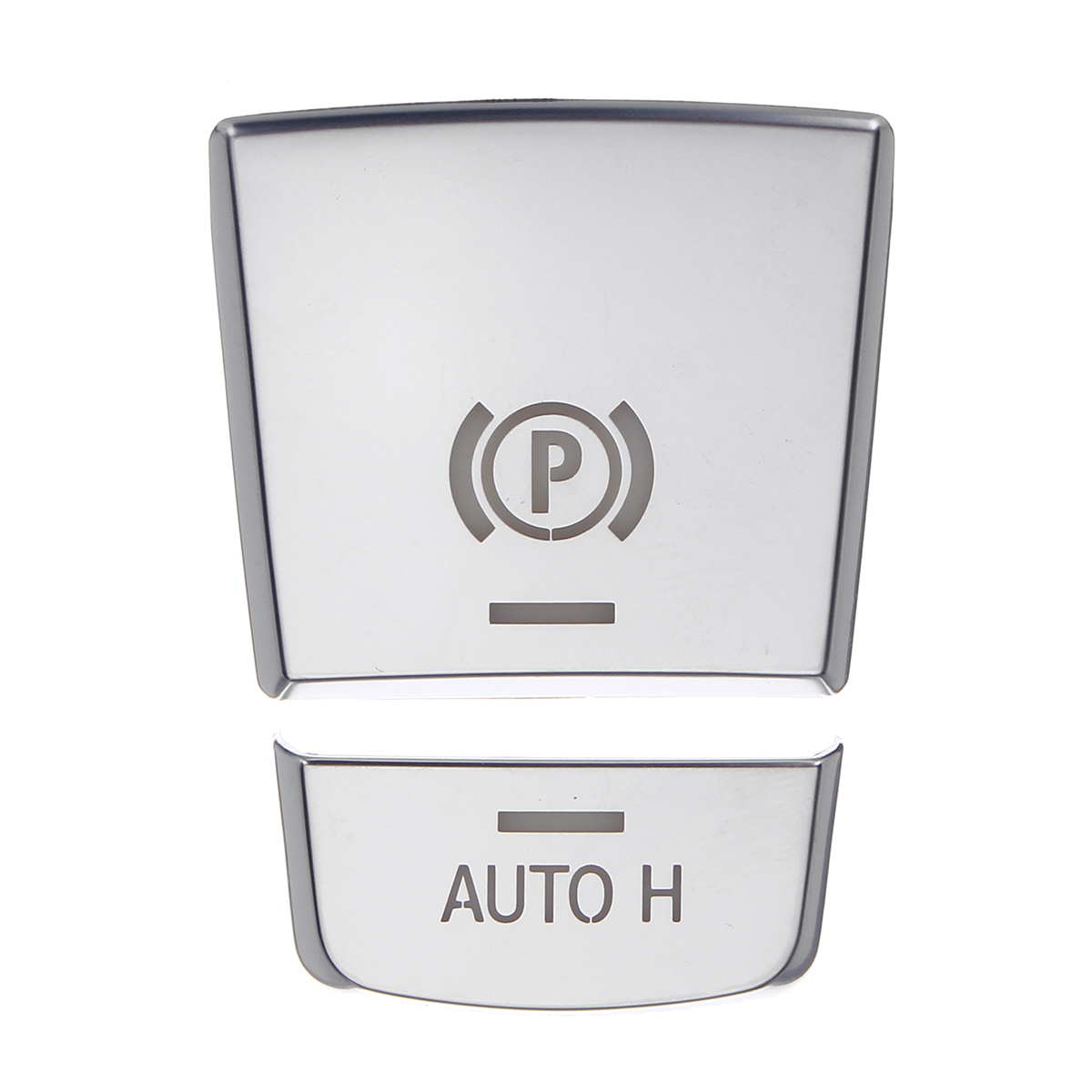 Car-Electronic-Handbrake-AUTO-H-Buttons-Cover-For-BMW-5-series-F10-F18-Chrome-ABS-1426981