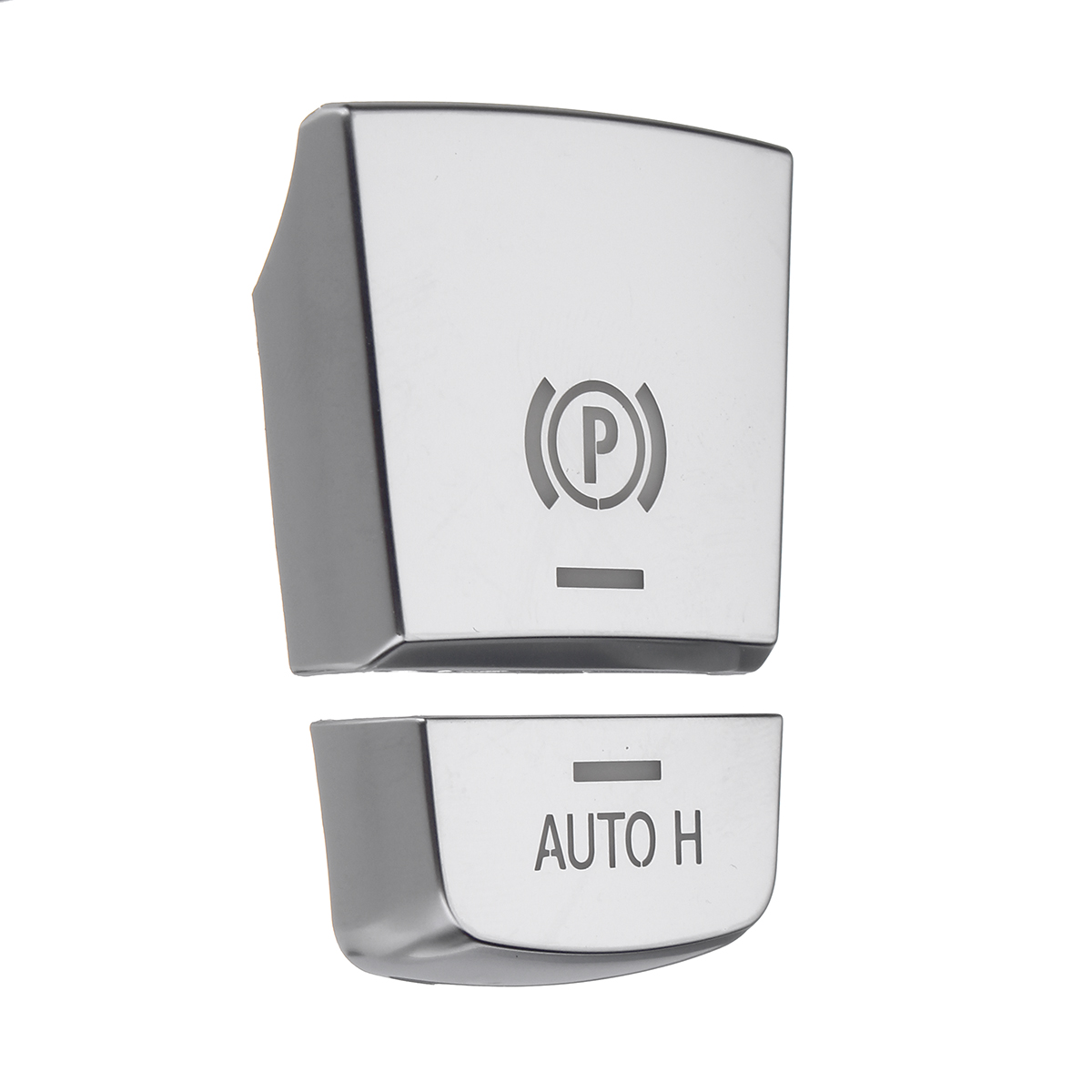Car-Electronic-Handbrake-AUTO-H-Buttons-Cover-For-BMW-5-series-F10-F18-Chrome-ABS-1426981