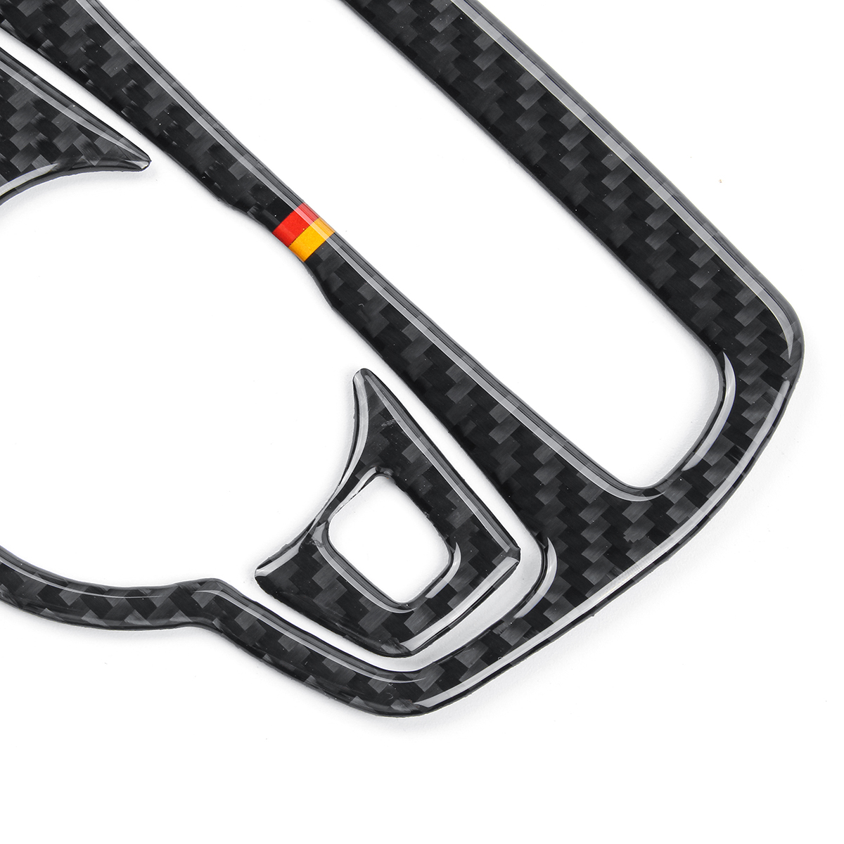 Carbon-Fiber-Headlight-Switch-Cover-Trim-Sticker-For-Mercedes-C-Class-C180-C200-W205-GLC-1395931