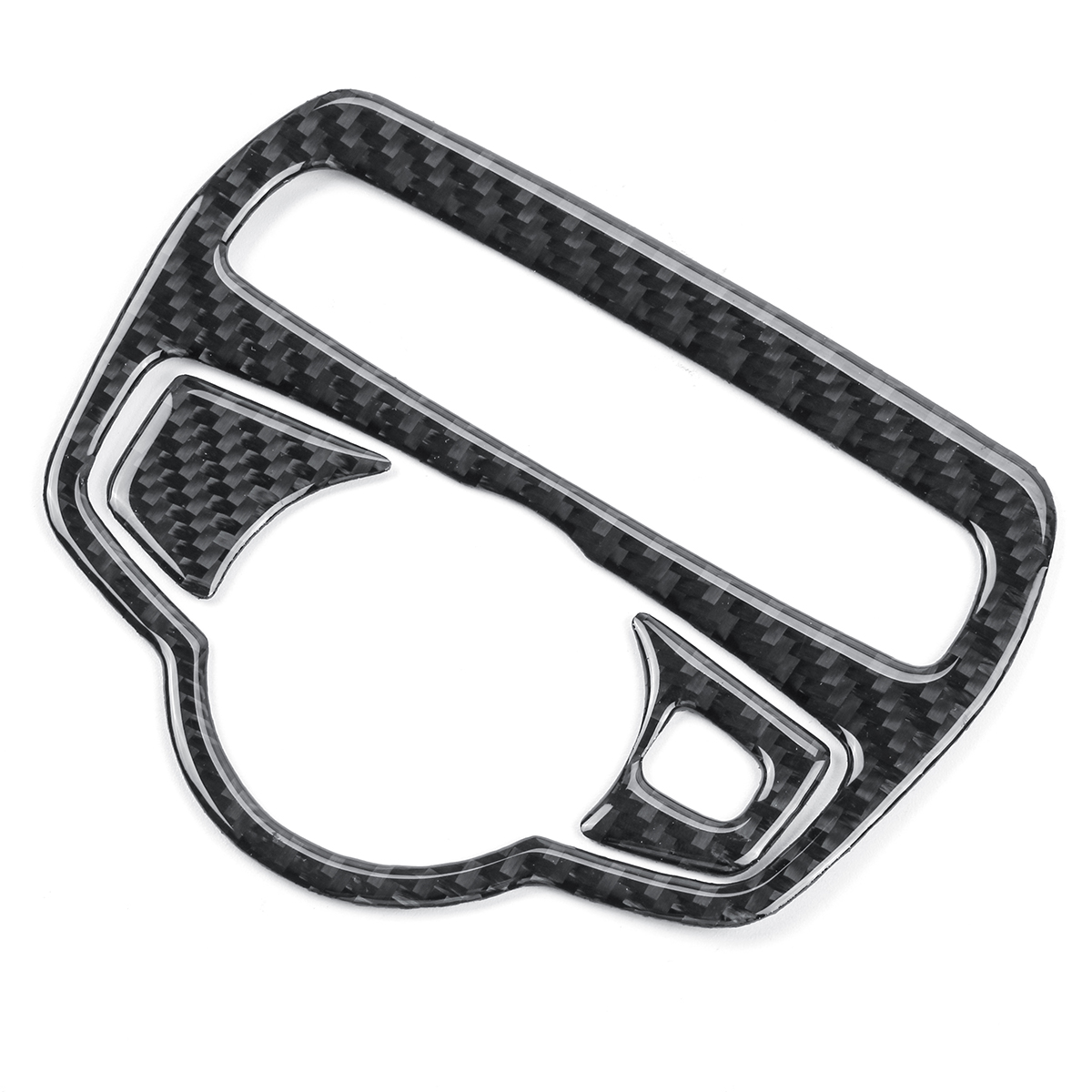 Carbon-Fiber-Headlight-Switch-Cover-Trim-Sticker-For-Mercedes-C-Class-C180-C200-W205-GLC-1395931