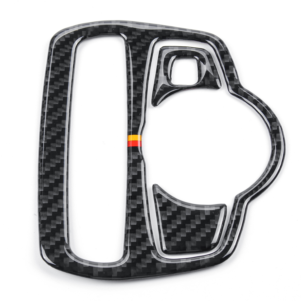 Carbon-Fiber-Headlight-Switch-Cover-Trim-Sticker-For-Mercedes-C-Class-C180-C200-W205-GLC-1395931