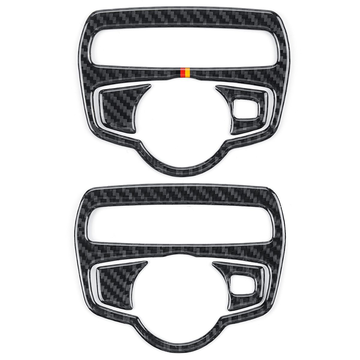 Carbon-Fiber-Headlight-Switch-Cover-Trim-Sticker-For-Mercedes-C-Class-C180-C200-W205-GLC-1395931