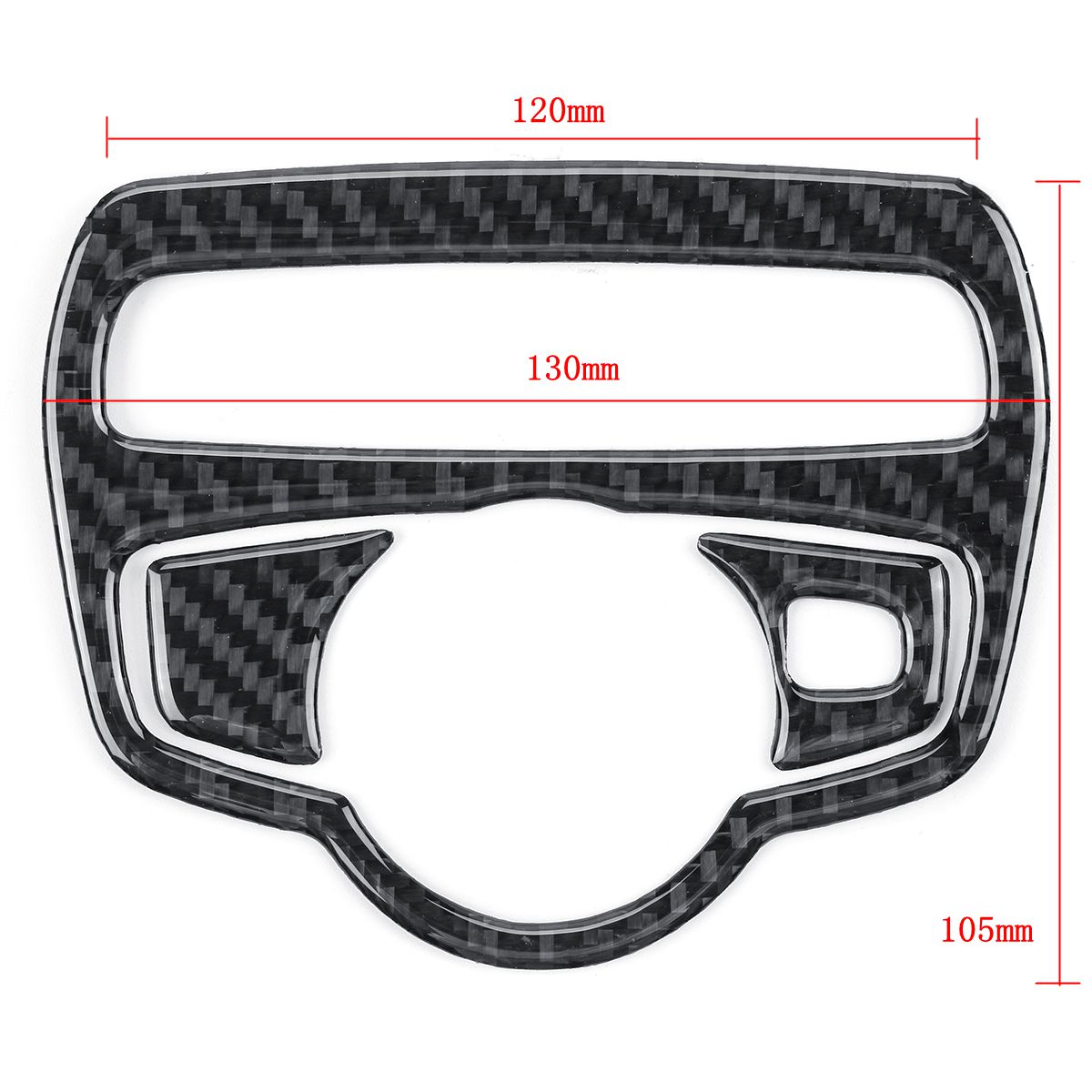 Carbon-Fiber-Headlight-Switch-Cover-Trim-Sticker-For-Mercedes-C-Class-C180-C200-W205-GLC-1395931