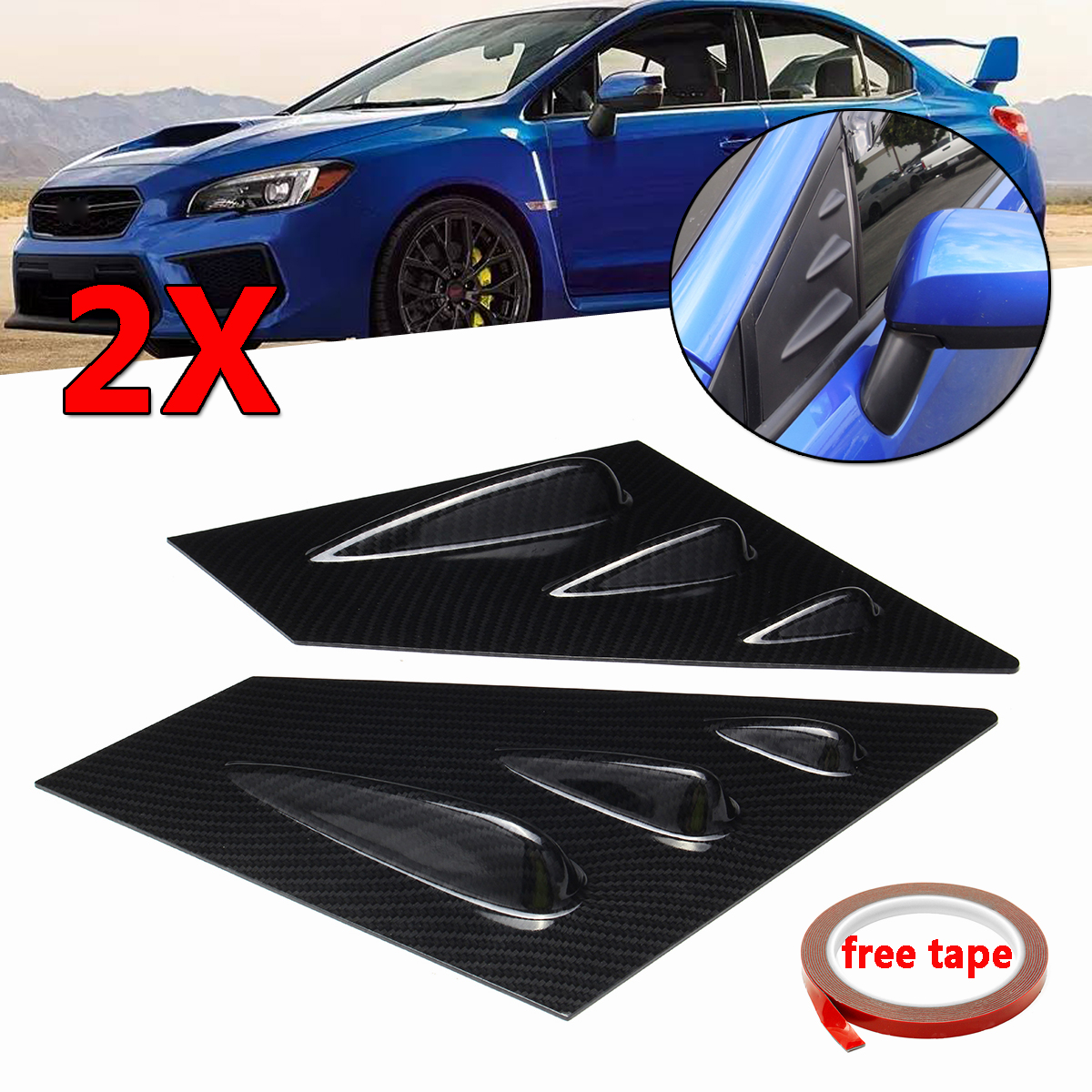 Carbon-Fiber-Look-Front-Window-Car-Crankcase-Vent-Valve-For-2015-2018-Subaru-WRX-STI-1345577
