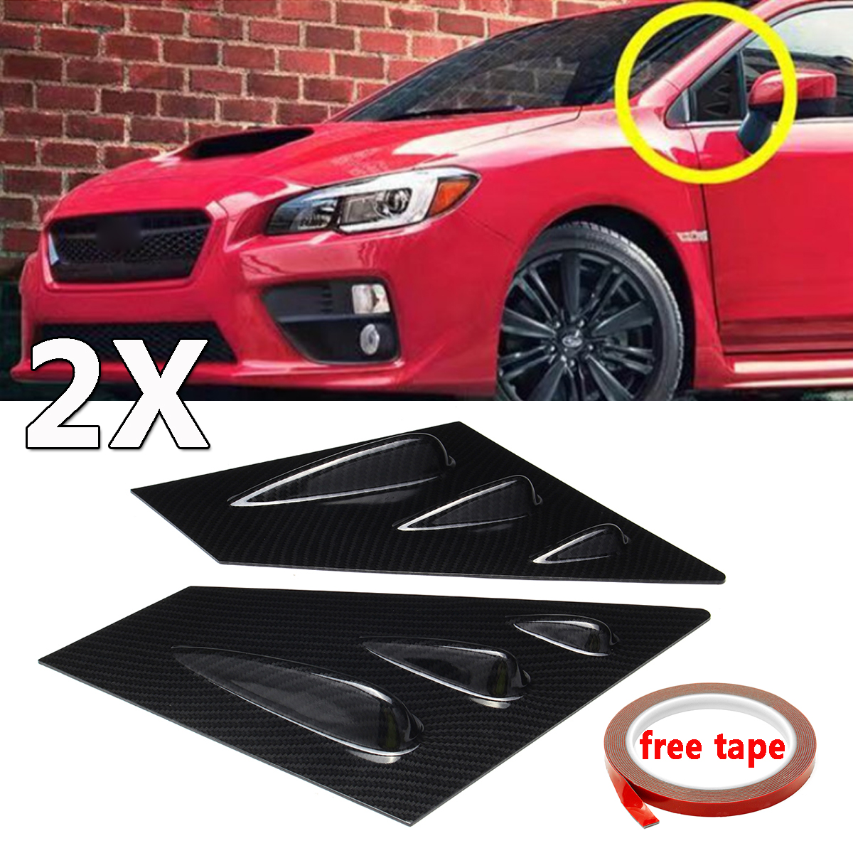 Carbon-Fiber-Look-Front-Window-Car-Crankcase-Vent-Valve-For-2015-2018-Subaru-WRX-STI-1345577