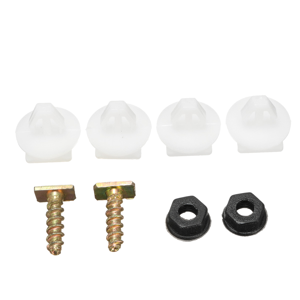 Plastic-Metal-Front-Wheel-Arch-Trim-Car-Fastener-Clip-Screw-Nut-Set-For-Vauxhall-Corsa-C-1392076