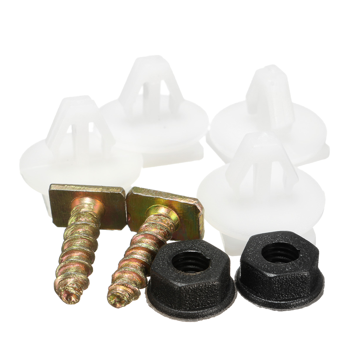 Plastic-Metal-Front-Wheel-Arch-Trim-Car-Fastener-Clip-Screw-Nut-Set-For-Vauxhall-Corsa-C-1392076