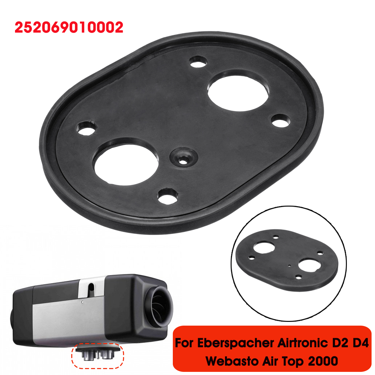 Rubber-Mount-Base-Gasket-for-Eberspacher-Webasto-Airtronic-D2-D4-Air-Top-2000-Heater-252069010002-1635462