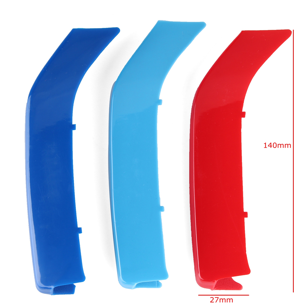 Tricolor-Front-Car-Moulding-Trim-Strip-Cover-Decoration-ABS-Clip-For-BMW-2-Series-F22-F23-1386927