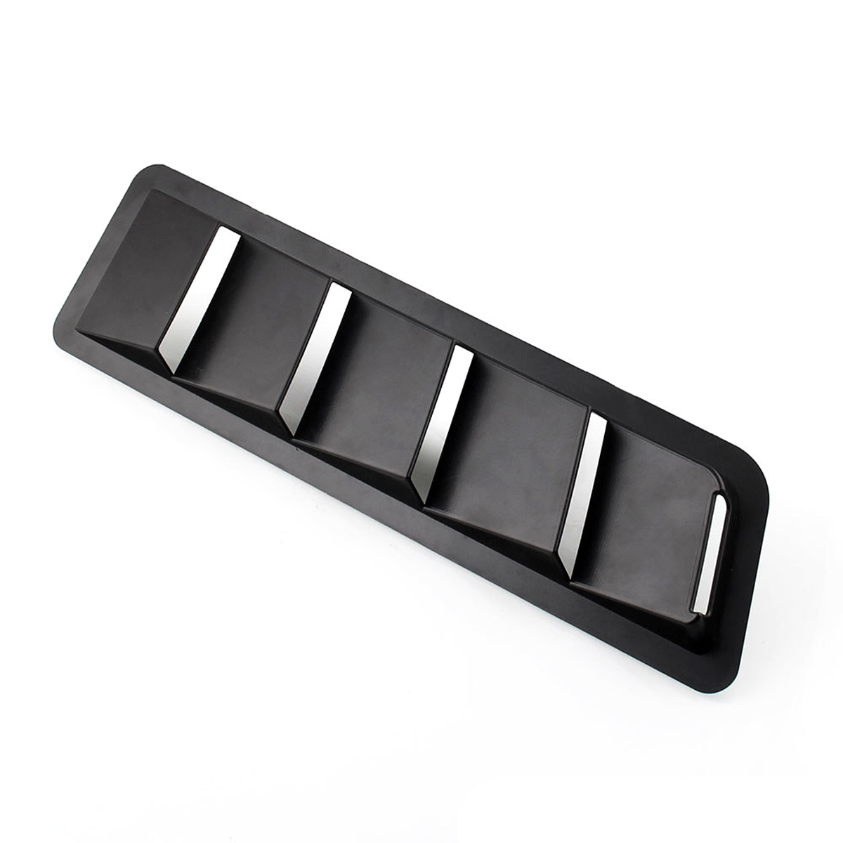 Universal-Intake-Panel-Window-Air-Ventilated-Blinds-Air-Outlet-Trim-Set-Matte-Black-ABS-1344665