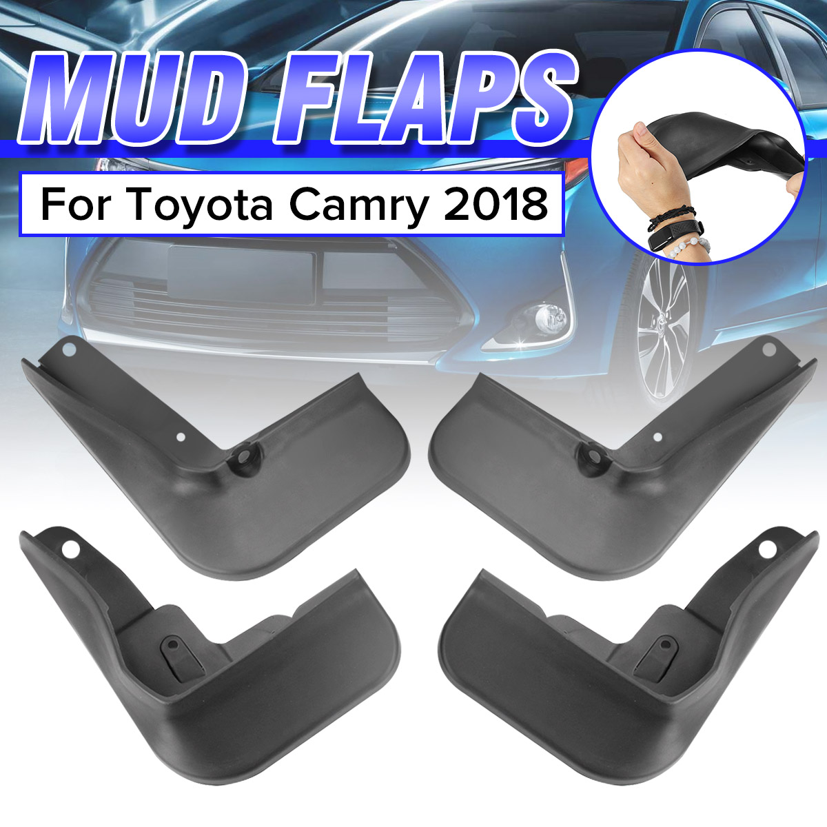 4PCS-Car-Front-Rear-Mud-Flaps-Mudguards-Splash-Guard-For-Toyota-Camry-2018-1554525