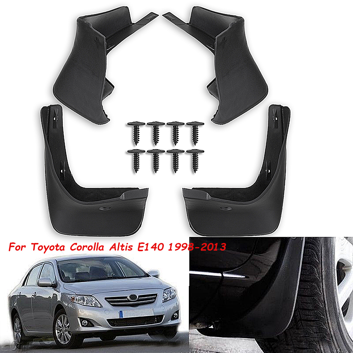 Car-Mudguards-Splash-Guards-Mud-Flap-Mudguard-for-Toyota-Corolla-Altis-E140-1998-to-2013-1305786