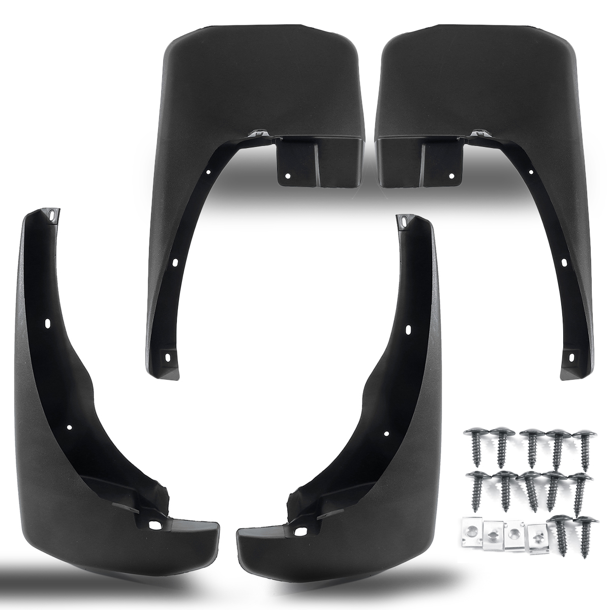 RearFront-Splash-Mud-Guards-Flaps-Set-Fender-For-Nissan-Frontier-2005-2016-1703010