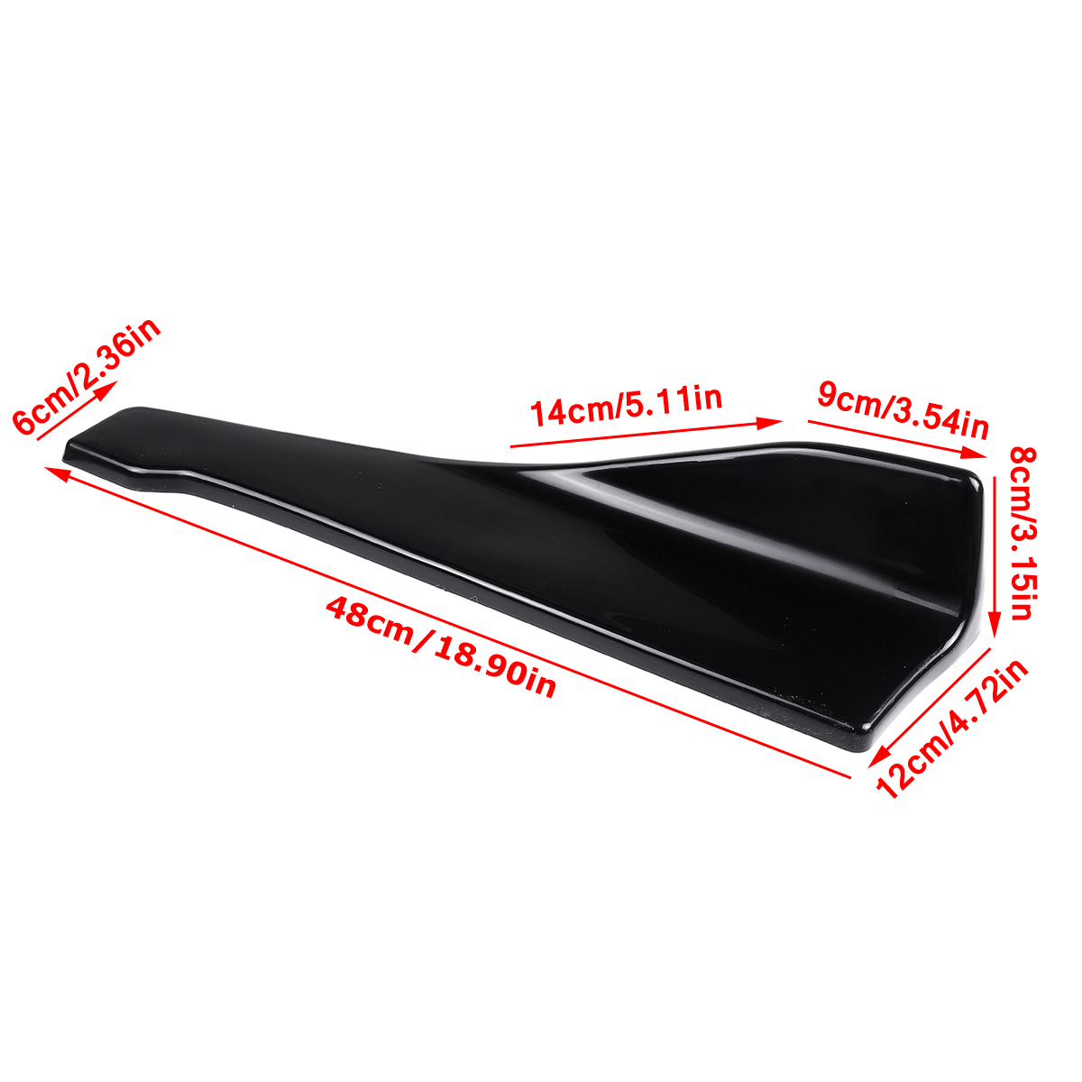 Universal-Car-Mudguards-Fit-Front-Rear-Bumper-Lip-Splitters-Winglets-Canards-side-skirt-1408852