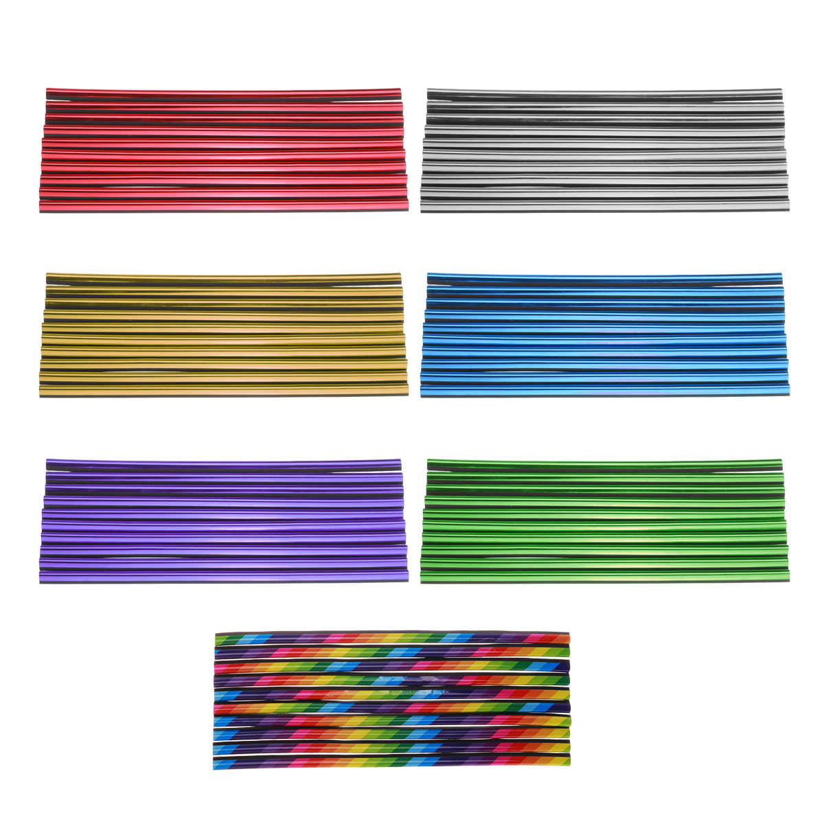 10PCS-Car-Air-Conditioner-Outlet-Vent-Grille-Decoration-U-Shape-Molding-Trim-Strip-1749415