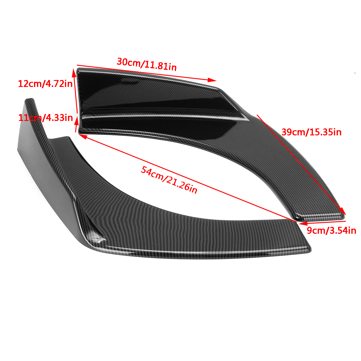 2Pcs-Carbon-Fiber-Look-Car-Front-Deflector-Spoiler-Wing-Splitter-Diffuser-Bumper-Canard-Lip-1499019