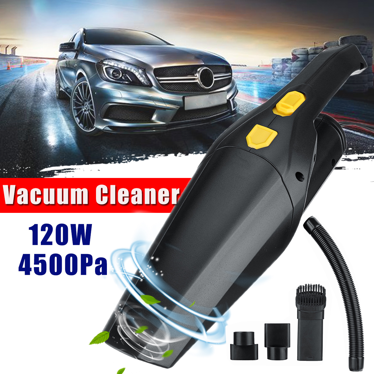 4500Pa-120W-Portable-Car-Vacuum-Cleaner-Wet-Dry-Handheld-Suction-Duster-HEPA-Filter-1628645