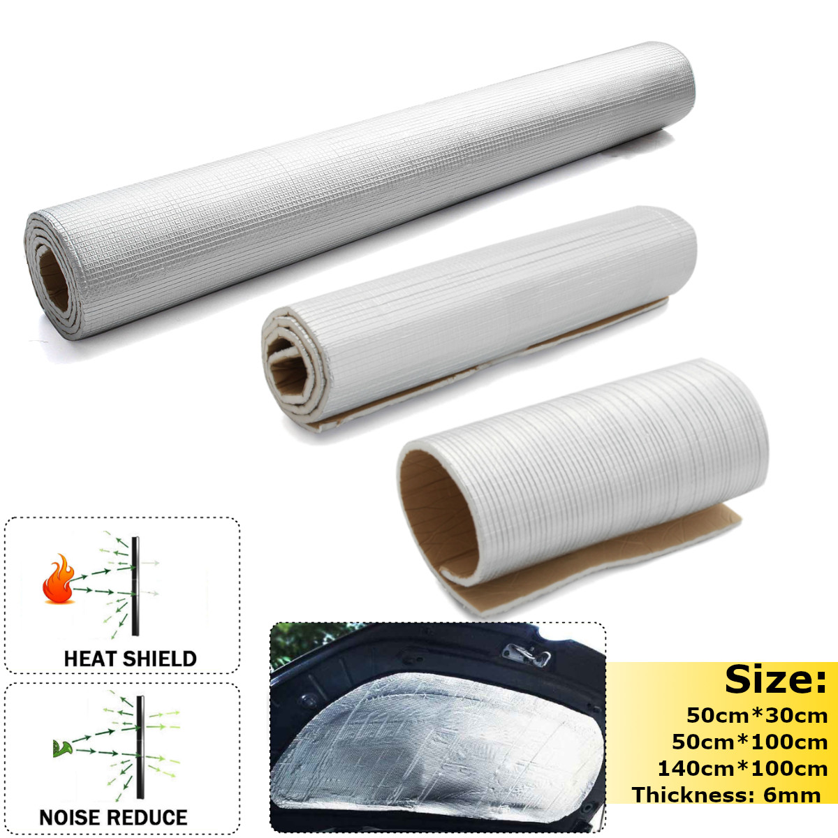 Car-Audio-Sound-Deadener-Vibration-Control-Proof-Aluminum-Foil-Cotton-Heat-Insulation-Mat-Door-Roof--1500416