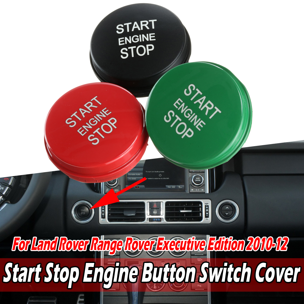 Car-Start-Stop-Engine-Switch-Button-Replace-Cover-For-Land-Rover-Range-Rover-Executive-Edition-2010--1634908