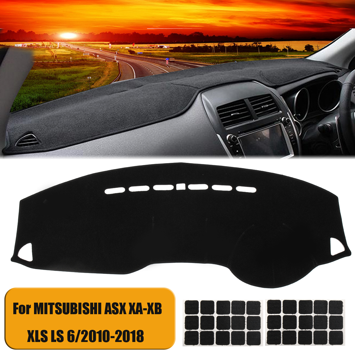 Dashboard-Cover-Dash-Mat-For-MITSUBISHI-ASX-XA-XB-XLS-LS-62010-2018-Light-weight-With-magic-sticker-1537837