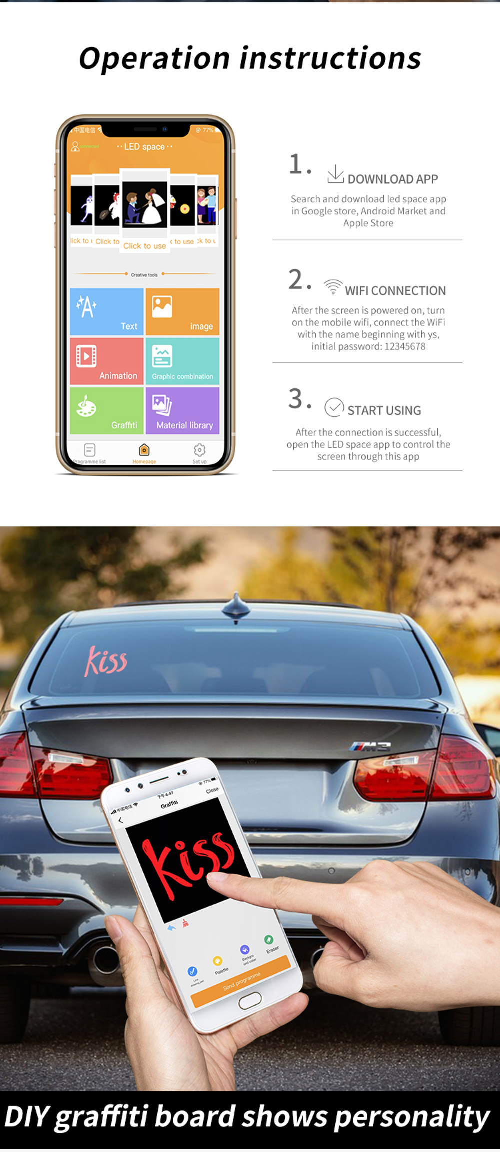 HIGROOM-EX-CZP-Wifi-LED-Car-Display-Interactive-Screen-Rear-Window-Message-Board-Lamp-Full-color-Rem-1744824