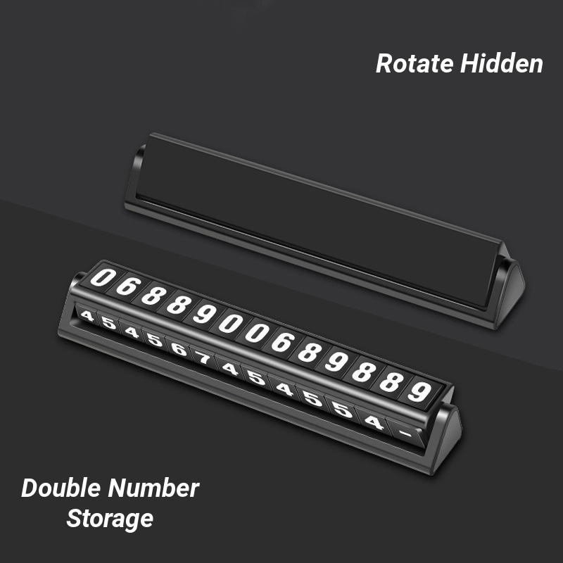 Luminous-Rotatable-Double-Number-Car-Temporary-Parking-Phone-Number-Card-Plate-Car-Decoration-1291240