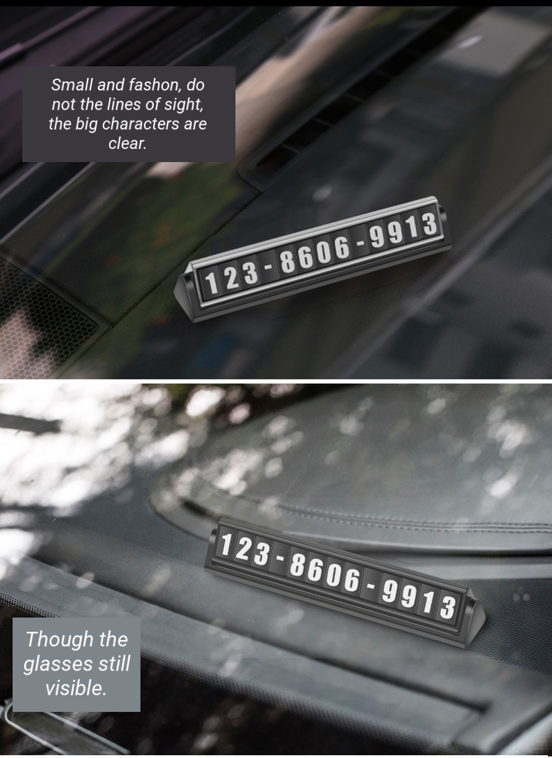 Luminous-Rotatable-Double-Number-Car-Temporary-Parking-Phone-Number-Card-Plate-Car-Decoration-1291240