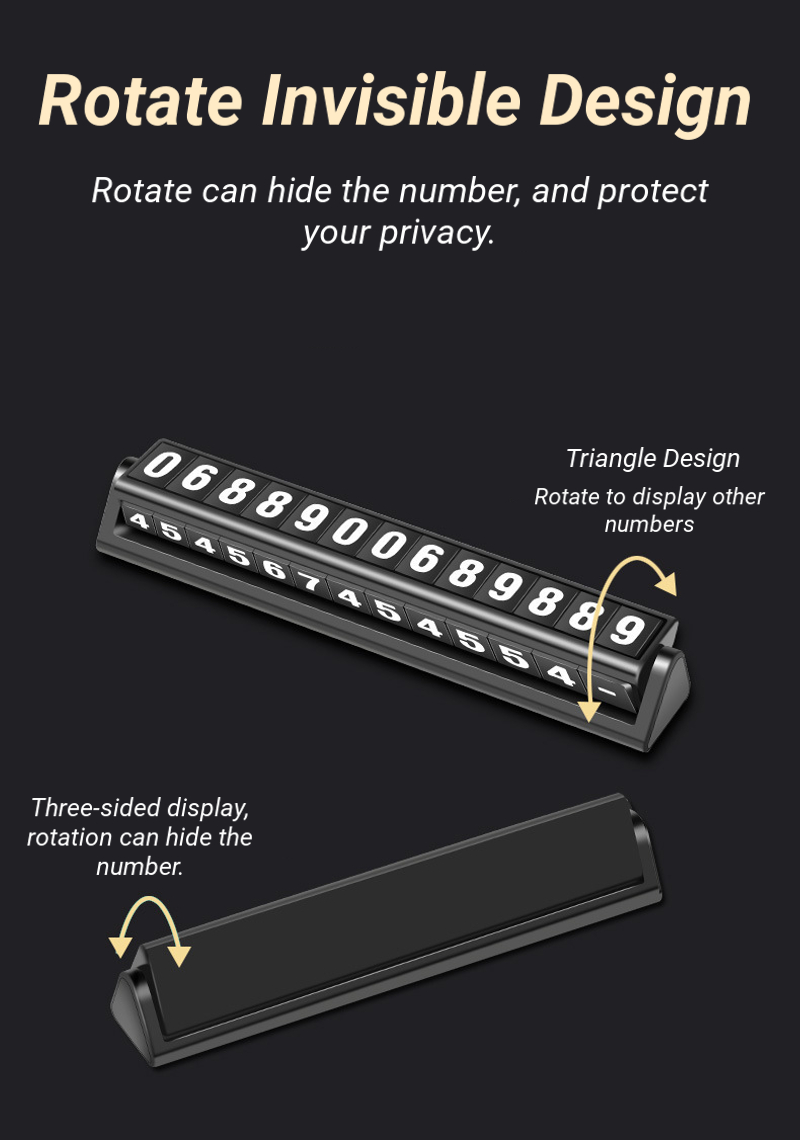 Luminous-Rotatable-Double-Number-Car-Temporary-Parking-Phone-Number-Card-Plate-Car-Decoration-1291240