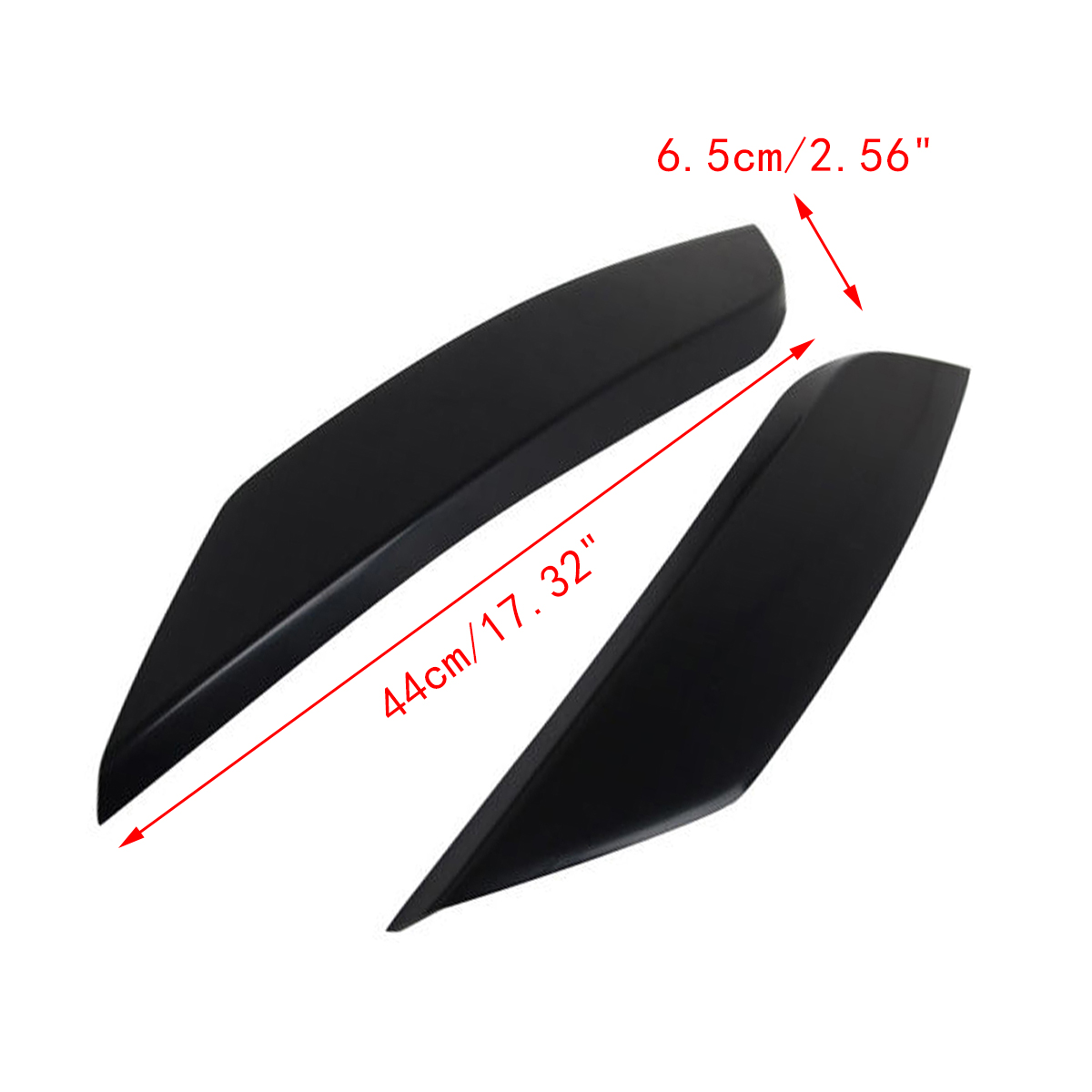 1-Pair-Unpainted-Black-Front-Headlight-Eyelids-Eyebrow-Cover-For-Nissan-350Z-2-Door-2003-08-1509419