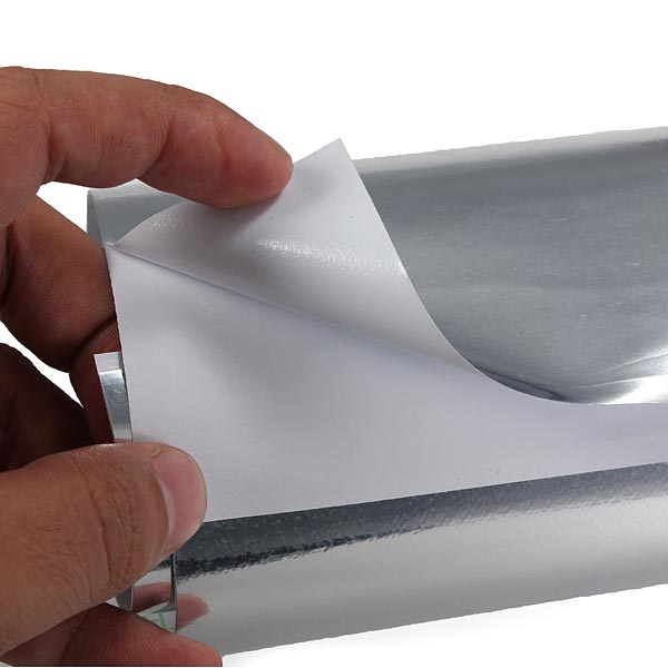 15-x-152cm-Auto-Sticker-Silver-Chrome-Wrapping-Vinyl-59quotx60quot-907649