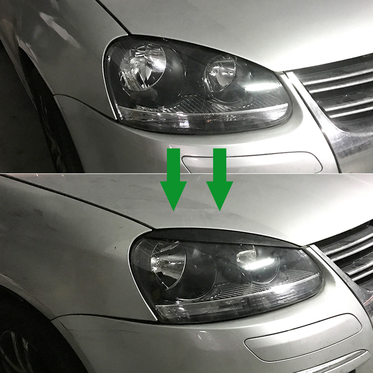 2-Pcs-Car-Headlight-Eyelids-Lids-Eyebrow-Trims-Cover-For-VW-GOLF-MK5-GTI-R-2005-2007-1636700