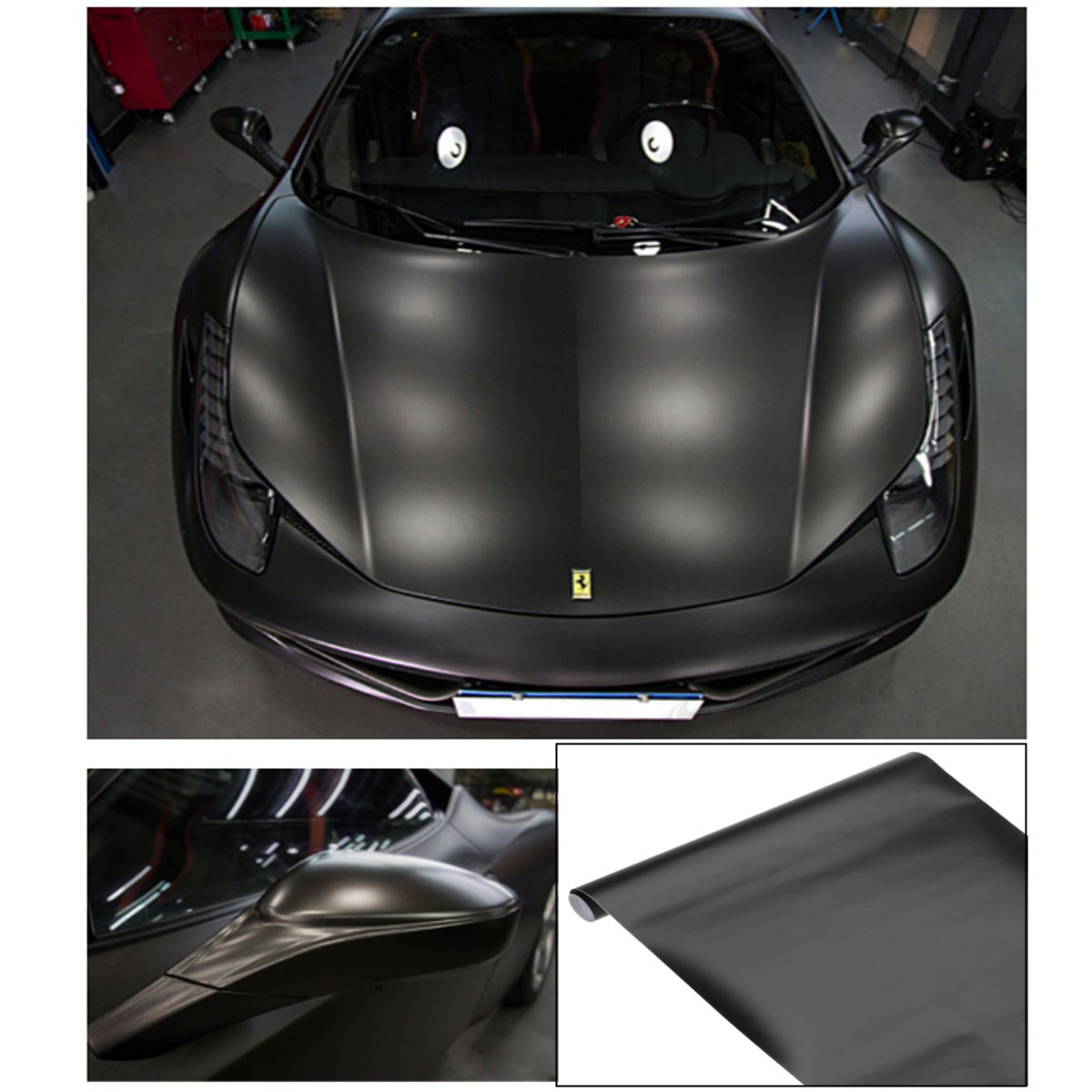 20060cm-Car-Truck-Premium-Matte-Flat-Color-Vinyl-Film-Wrap-Stickers-Decal-Bubble-1678930