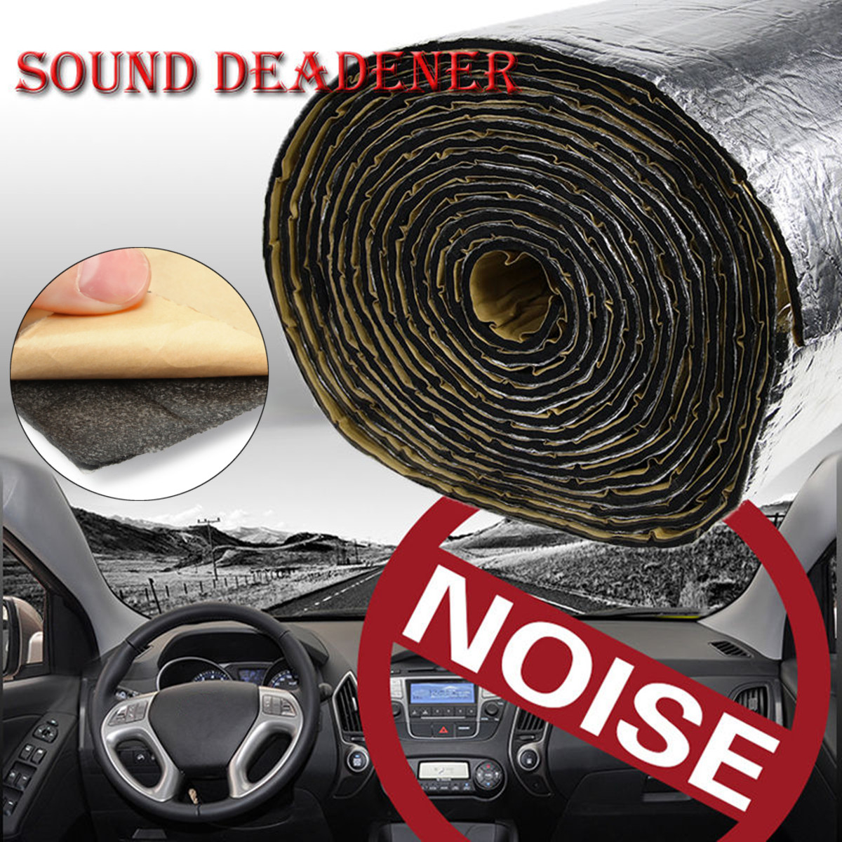 200x100cm-Firewall-Sound-Deadener-Car-Heat-Shield-Insulation-Deadening-Material-Mat-1229062