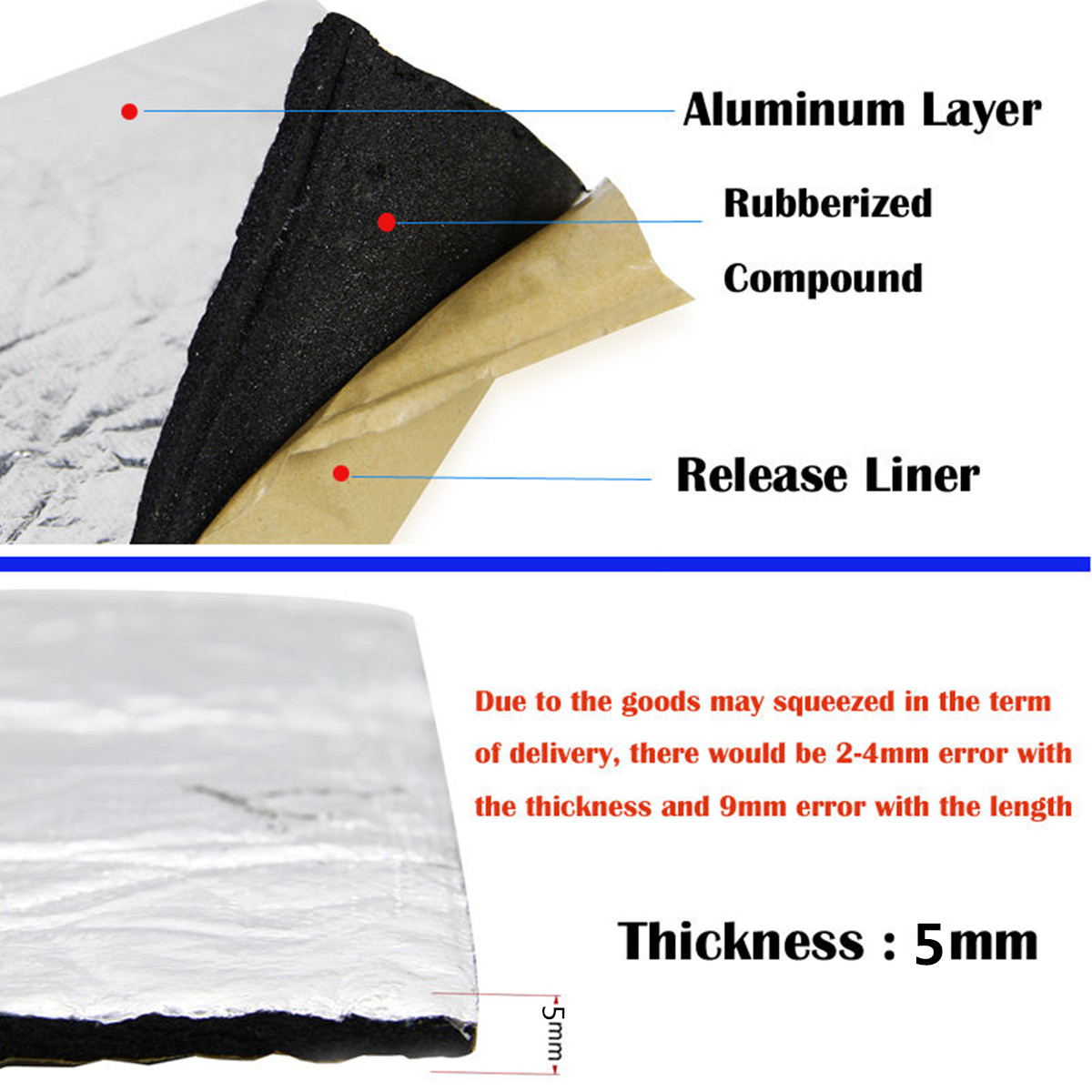 200x100cm-Firewall-Sound-Deadener-Car-Heat-Shield-Insulation-Deadening-Material-Mat-1229062