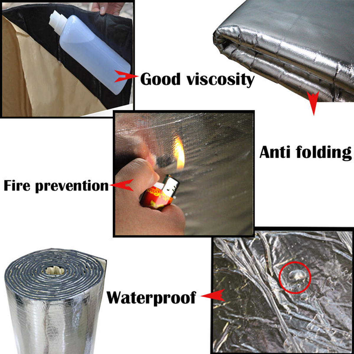 200x100cm-Firewall-Sound-Deadener-Car-Heat-Shield-Insulation-Deadening-Material-Mat-1229062