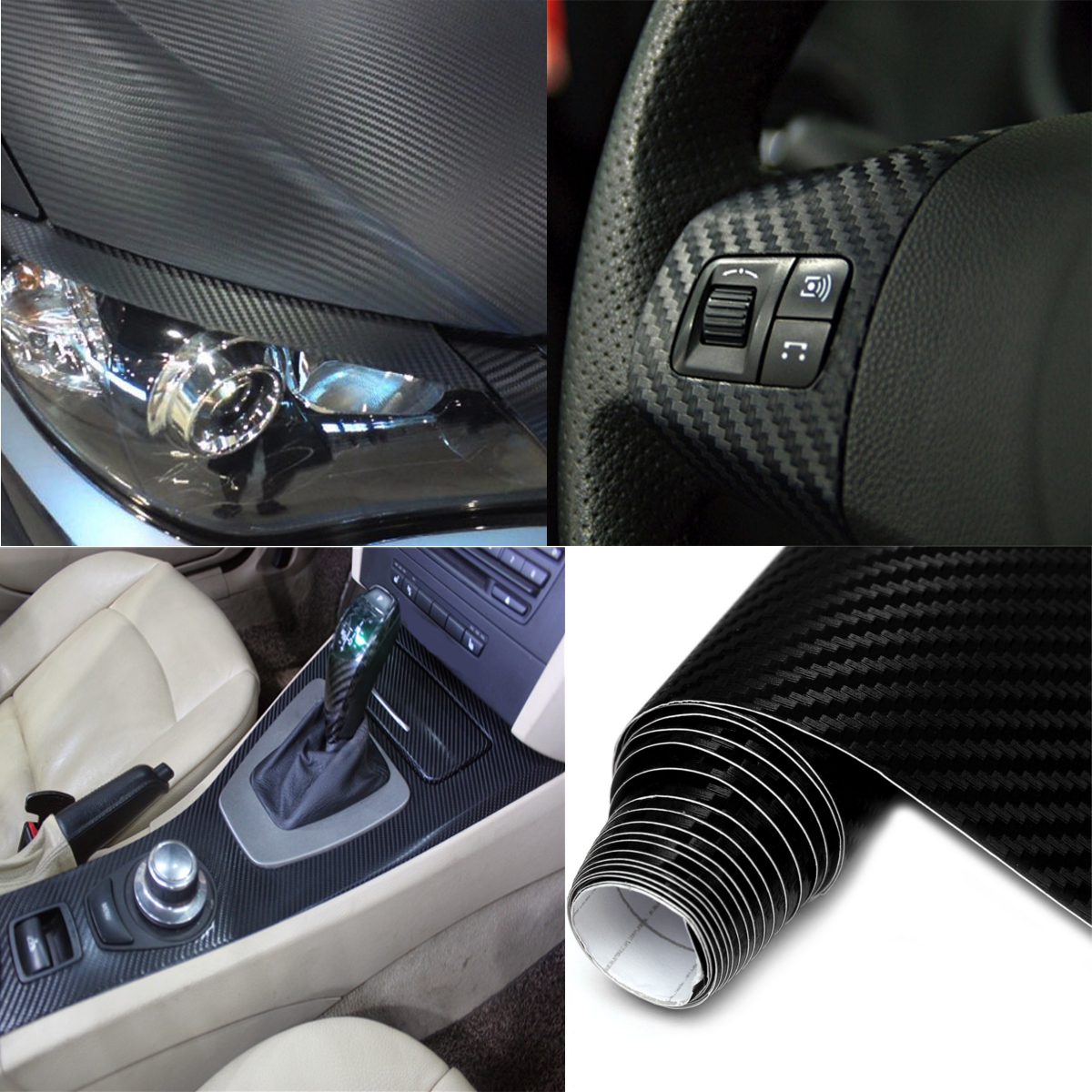 2Mx50CM-DIY-Gloss-3D-Carbon-Fiber-Vinyl-Wrap-Roll-Film-Sticker-8-Colors-for-Car-Vehicle-986494