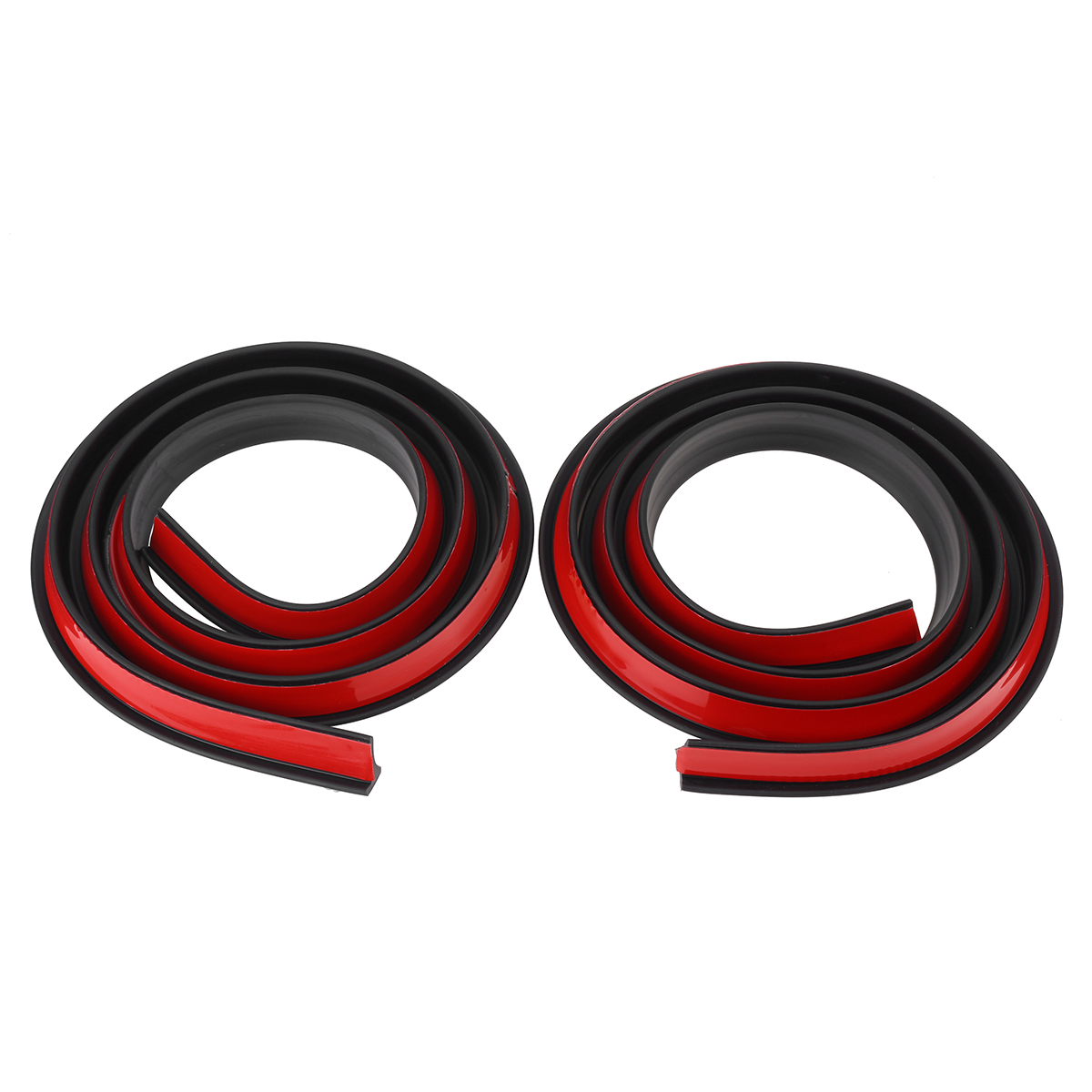2PCS-15Mtimes2CM-Rubber-Car-Mudguard-Trim-Strip-Wheel-Arch-Protection-Moldings-Black-1723955
