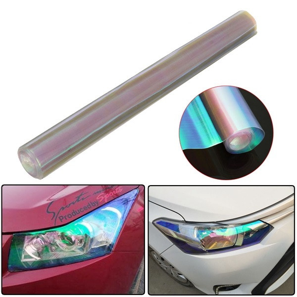 30cmx120cm-Transparent-Tint-Film-Sticker-Decal-Wrap-for-Headlight-Fog-Light-Tail-Lamp-1110638