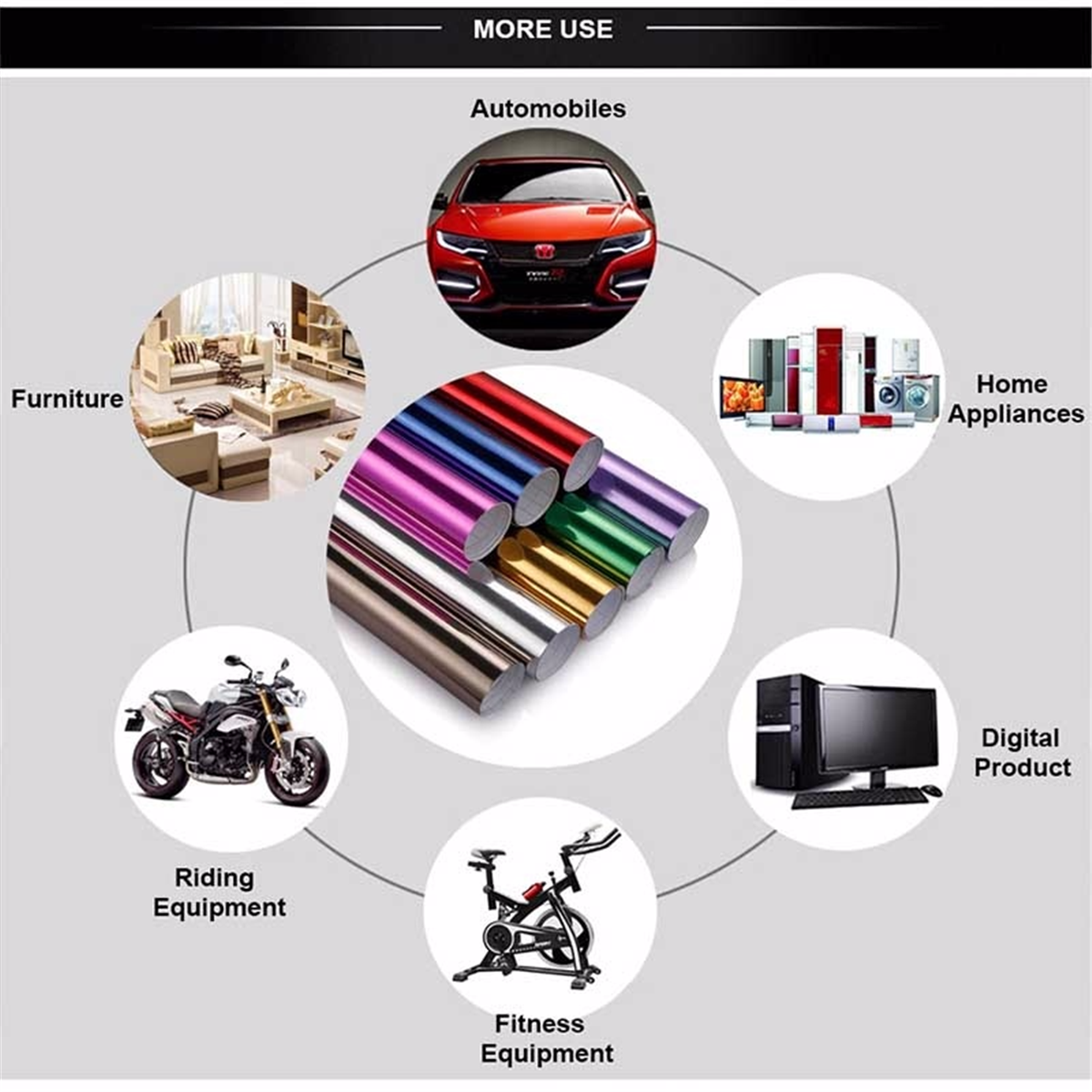 30x152cm-Chrome-Vinyl-Car-Wrap-Sticker-Decal-Sheet-Film-Decor-Sticker-1794031